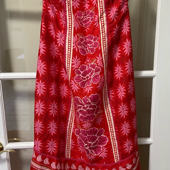 FARM Rio Red Ruffled Tiered Sundress - Picture 4 of 7